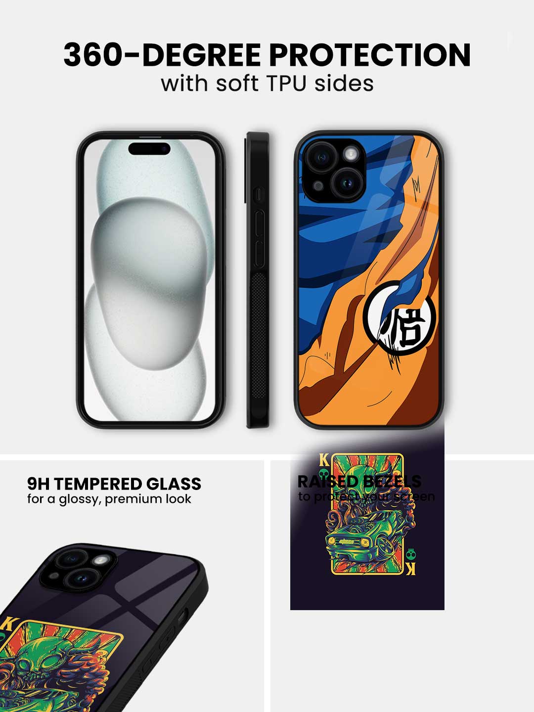 Alien King - iPhone 13 Glass Cover