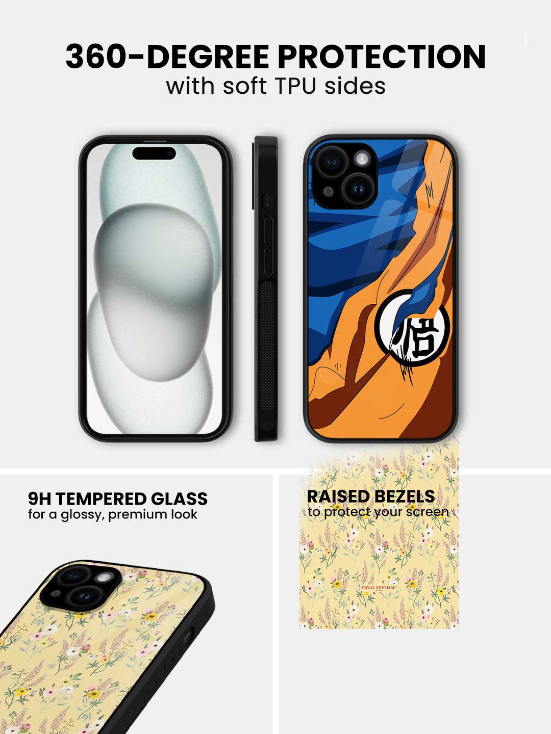 Payal Singhal Lemon Garden - iPhone 13 Glass Cover