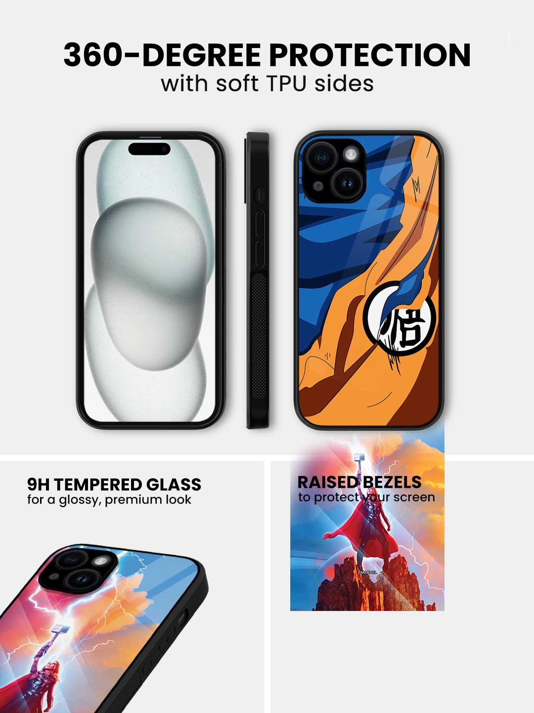 Raise the Mjolnir - iPhone 13 Glass Cover