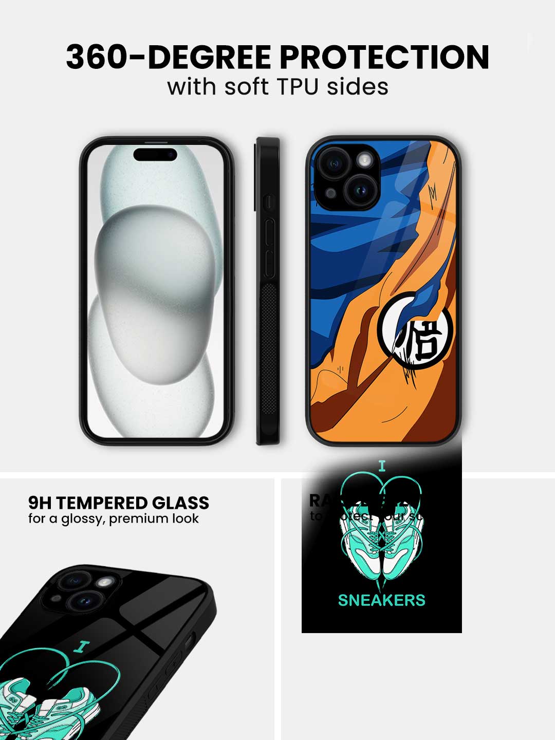 Sneakerhead Love - iPhone 13 Glass Cover
