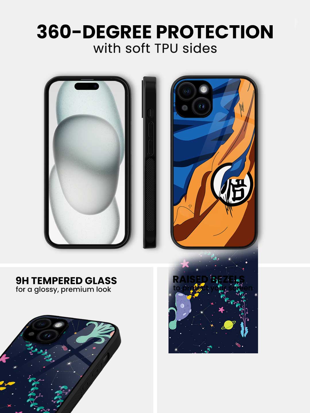 Space Aquarium - iPhone 13 Glass Cover