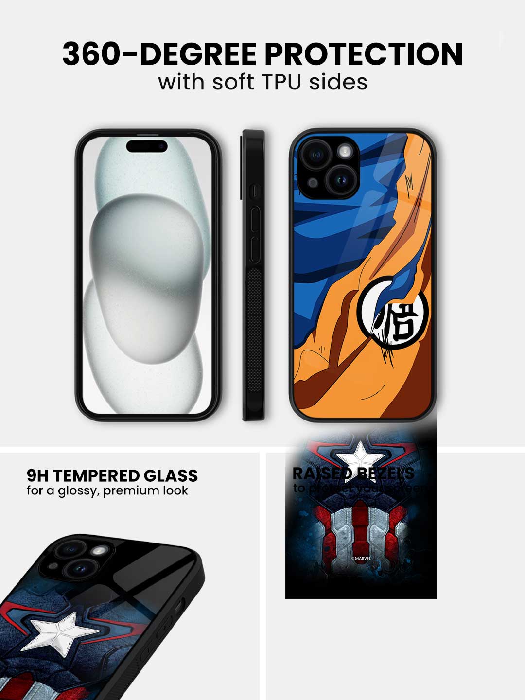 Suit up Captain - iPhone 13 Glass Cover