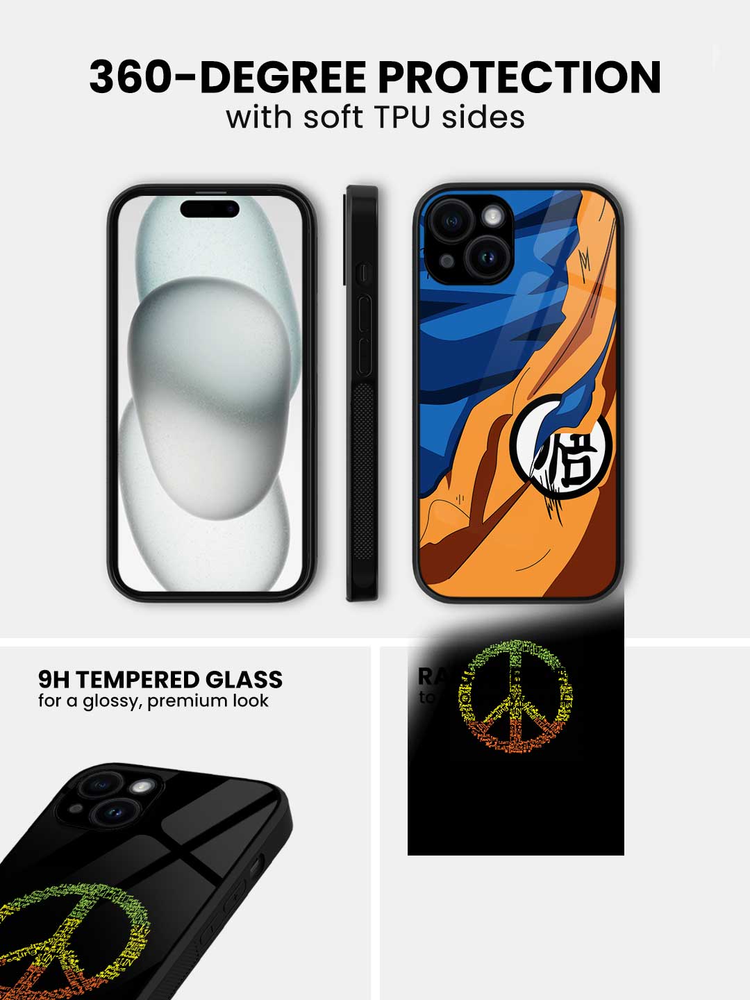 Symbol of Peace - iPhone 13 Glass Cover