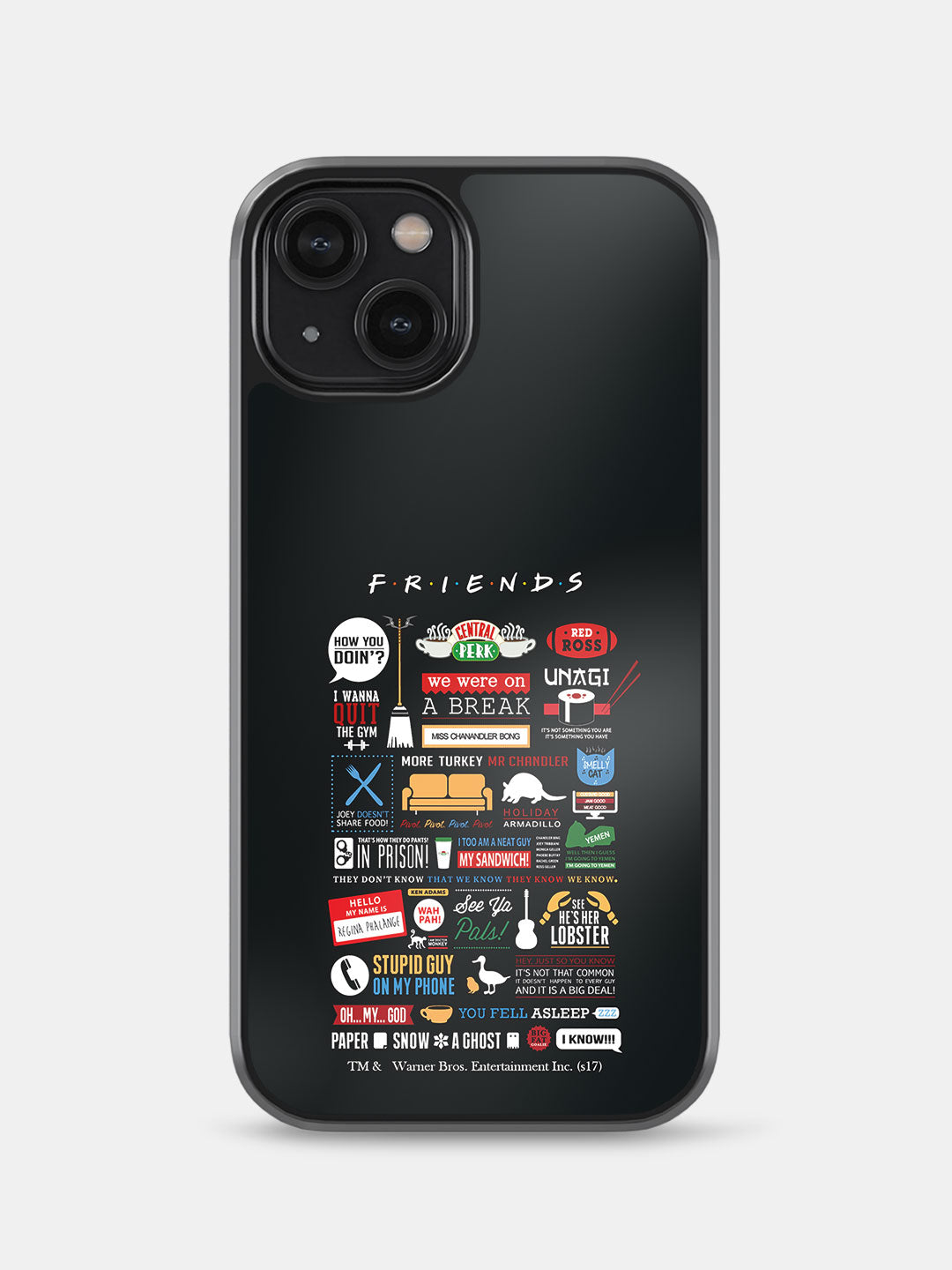 Friends Infographic - iPhone 14 Cover
