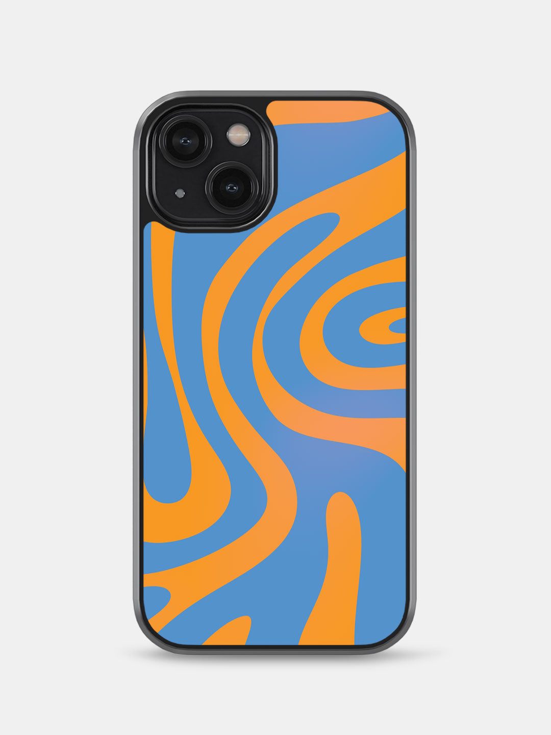 Wavy Whimsy Orange - iPhone 14 Cover