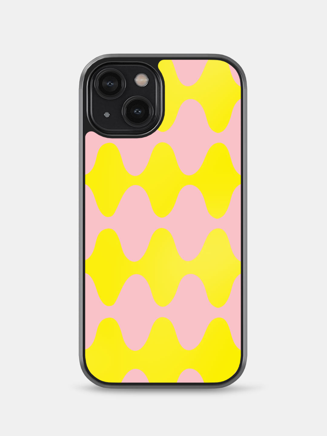 Wavy Wonder Yellow - iPhone 14 Bumper Cover
