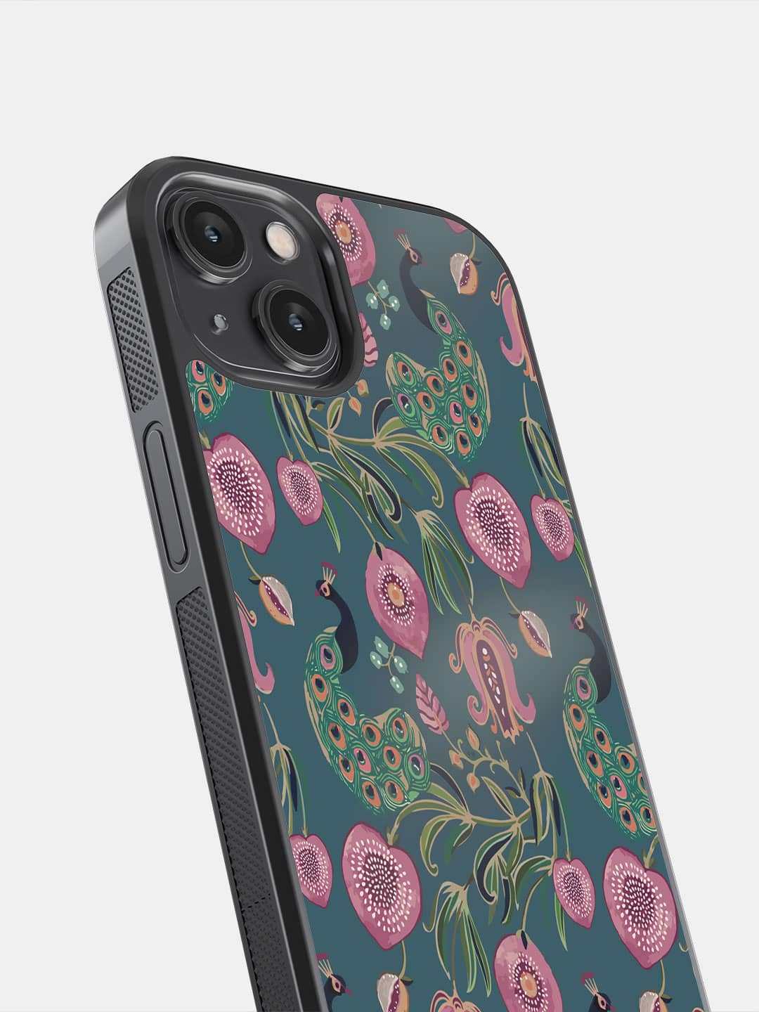 Payal Singhal Anaar and Mor Blue - iPhone 14 Bumper Cover