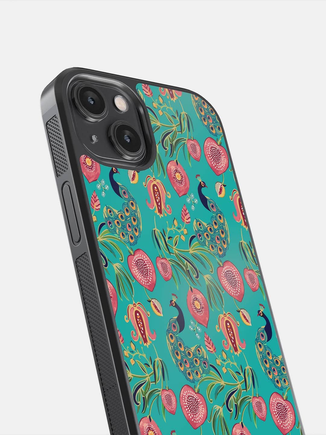 Payal Singhal Anaar and Mor Teal - iPhone 14 Bumper Cover