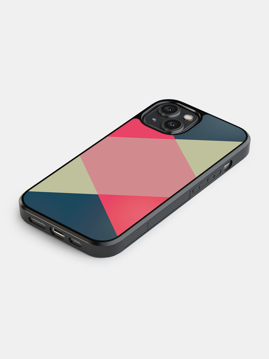 Criss Cross Teal - iPhone 14 Cover