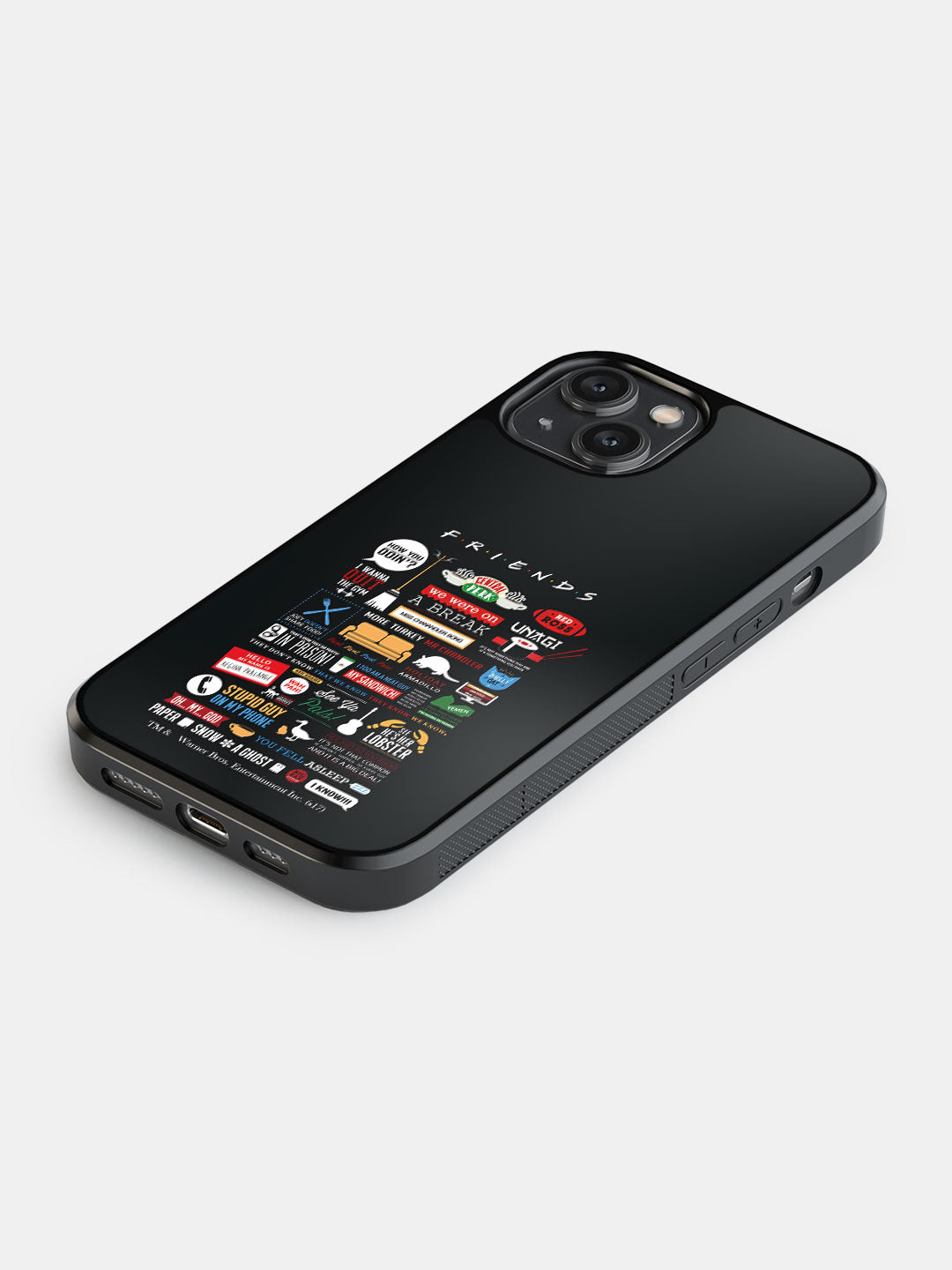 Friends Infographic - iPhone 14 Cover