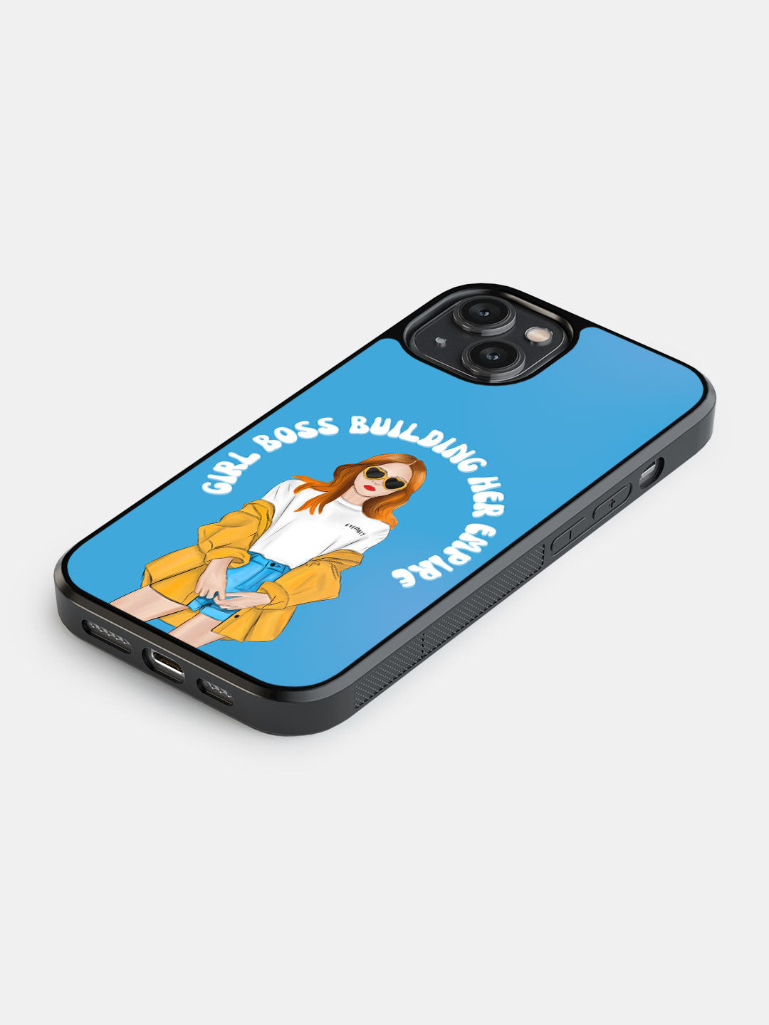 Girl Boss Building Empire - iPhone 14 Bumper Cover