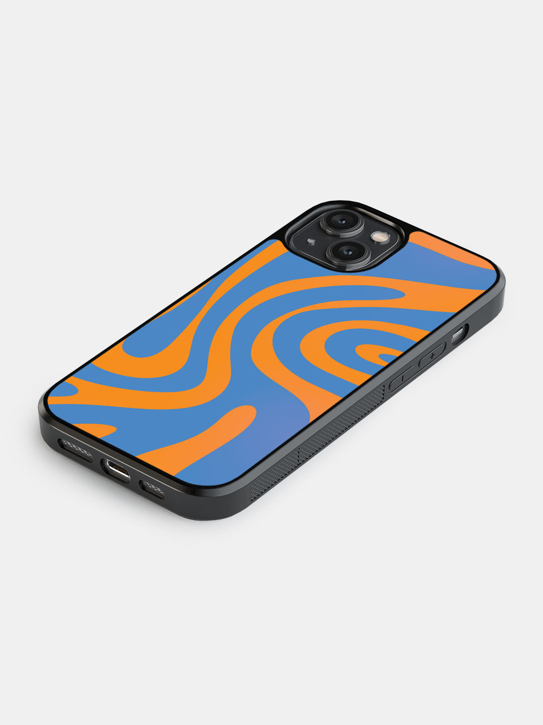 Wavy Whimsy Orange - iPhone 14 Cover