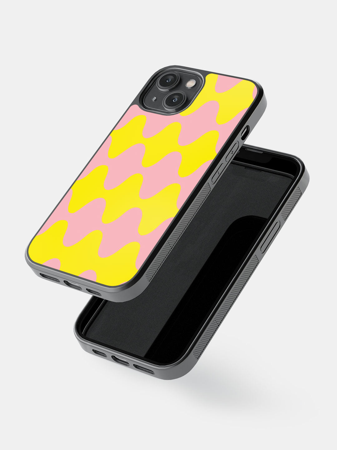 Wavy Wonder Yellow - iPhone 14 Bumper Cover