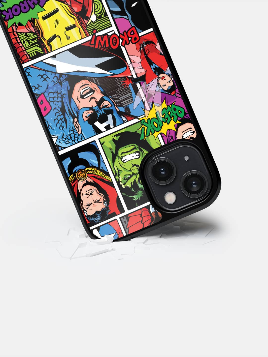 Comic Superheroes Mashup - iPhone 14 Cover