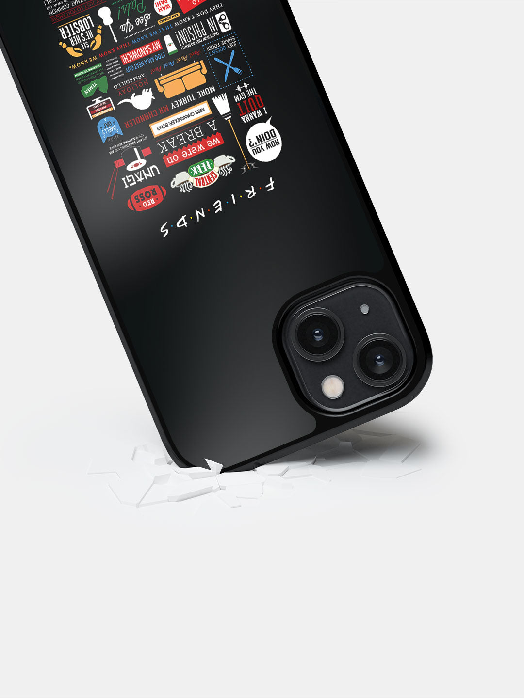 Friends Infographic - iPhone 14 Cover