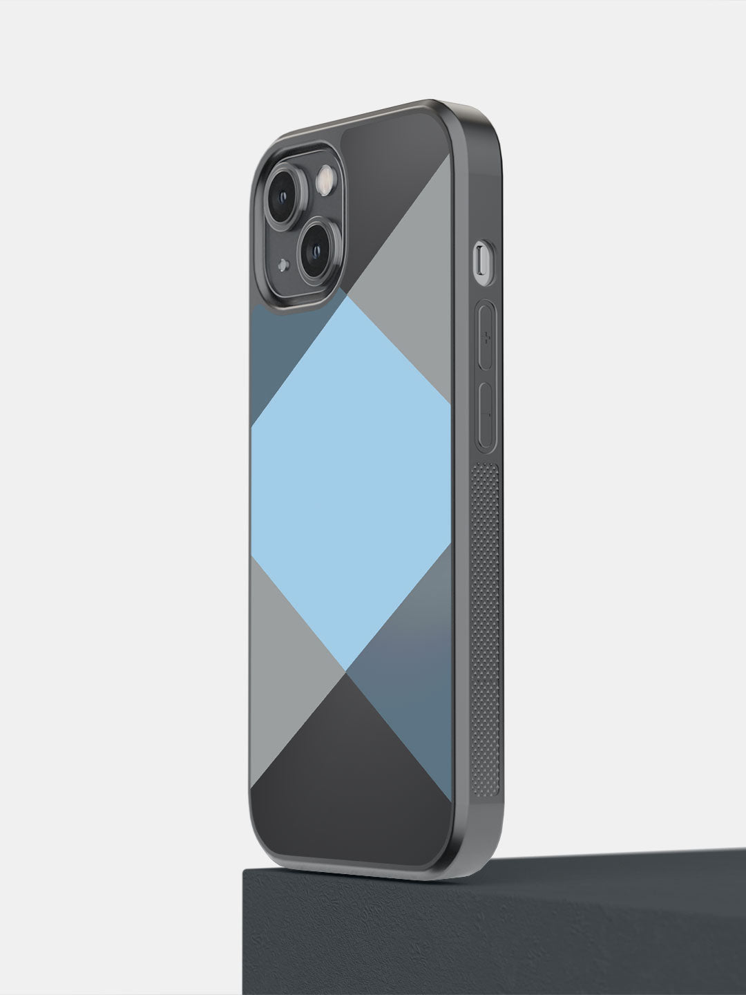 Criss Cross Blue - iPhone 14 Bumper Cover