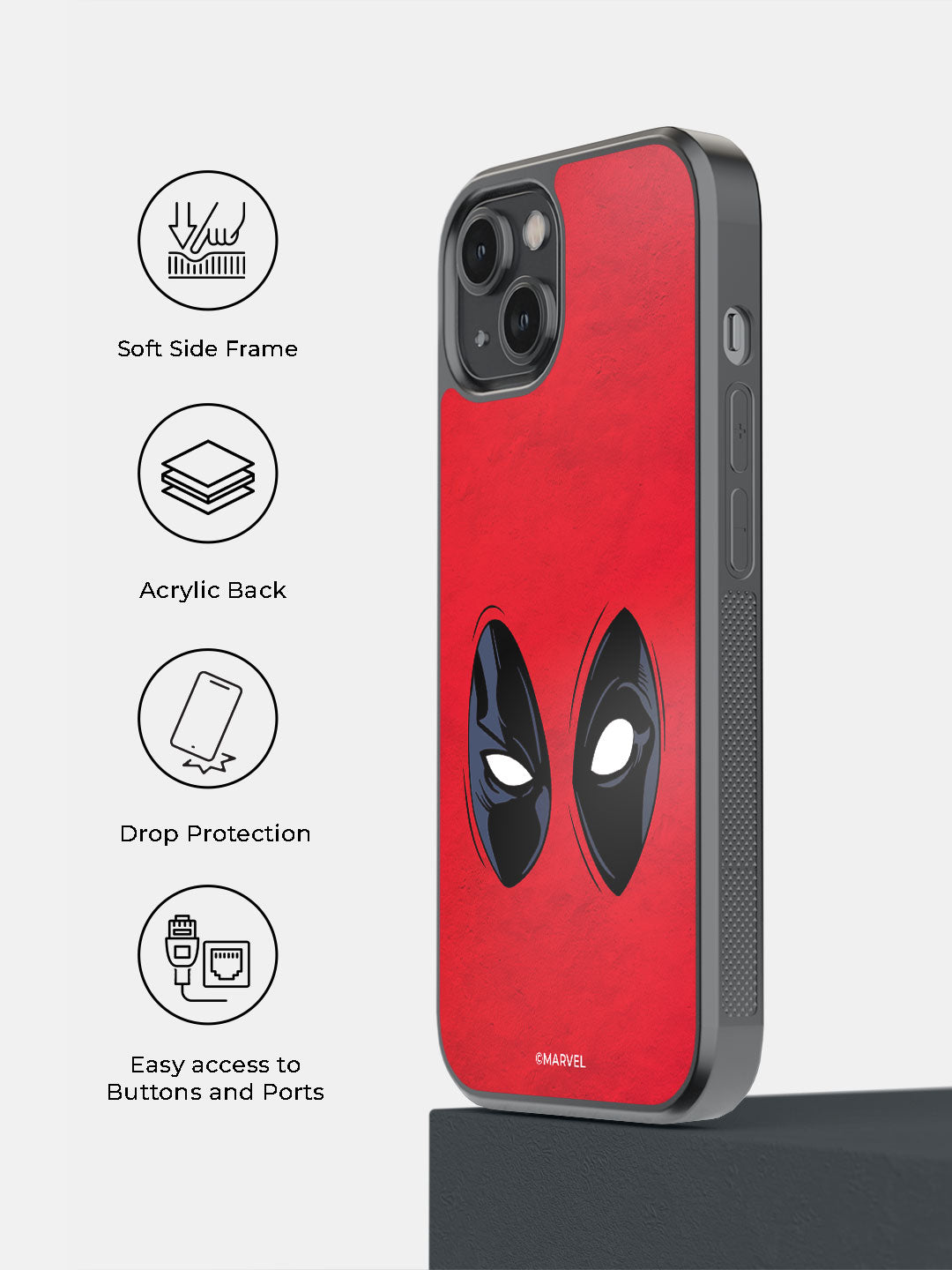 Deadpool Gaze - iPhone 14 Bumper Cover