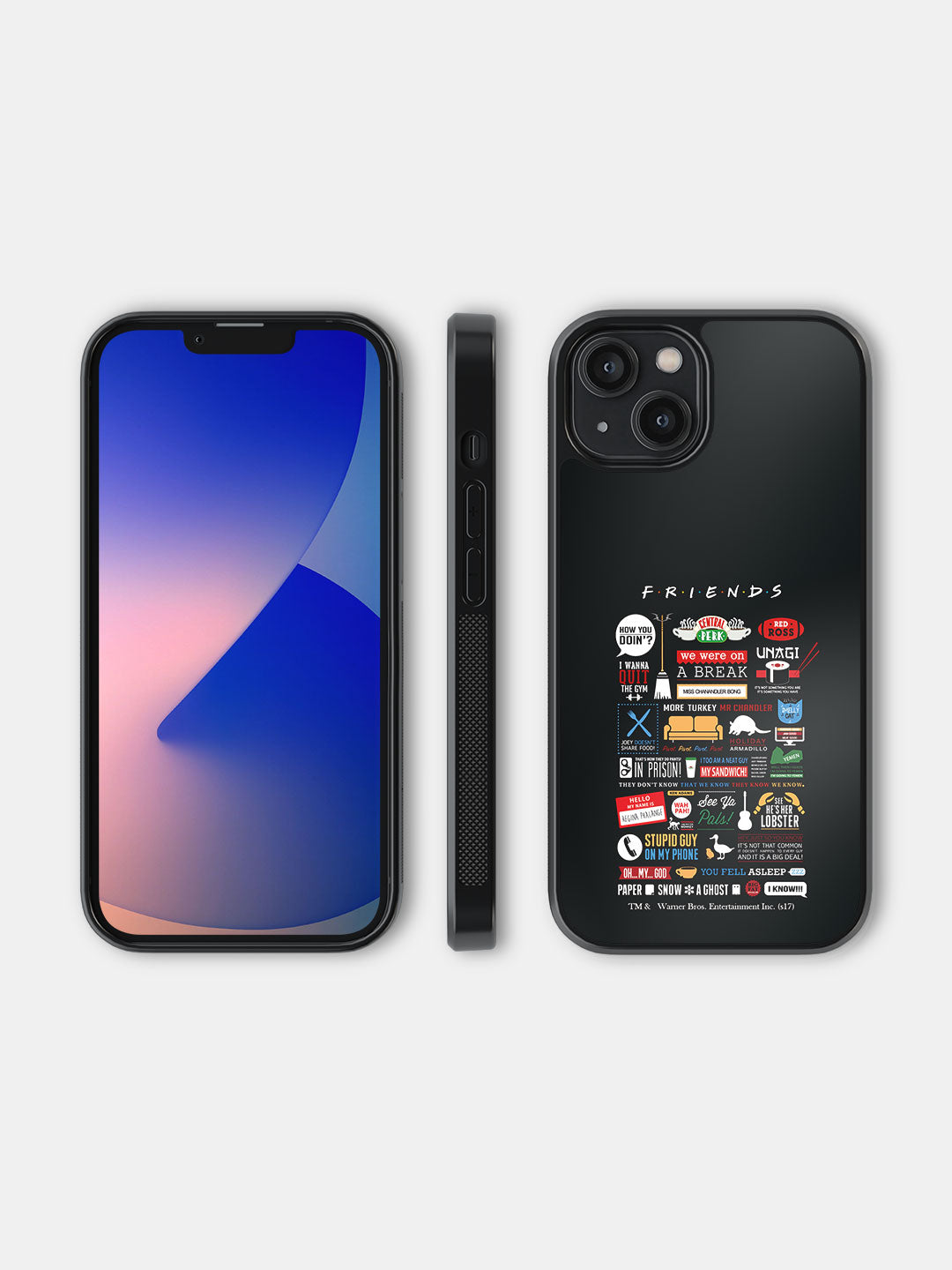 Friends Infographic - iPhone 14 Cover