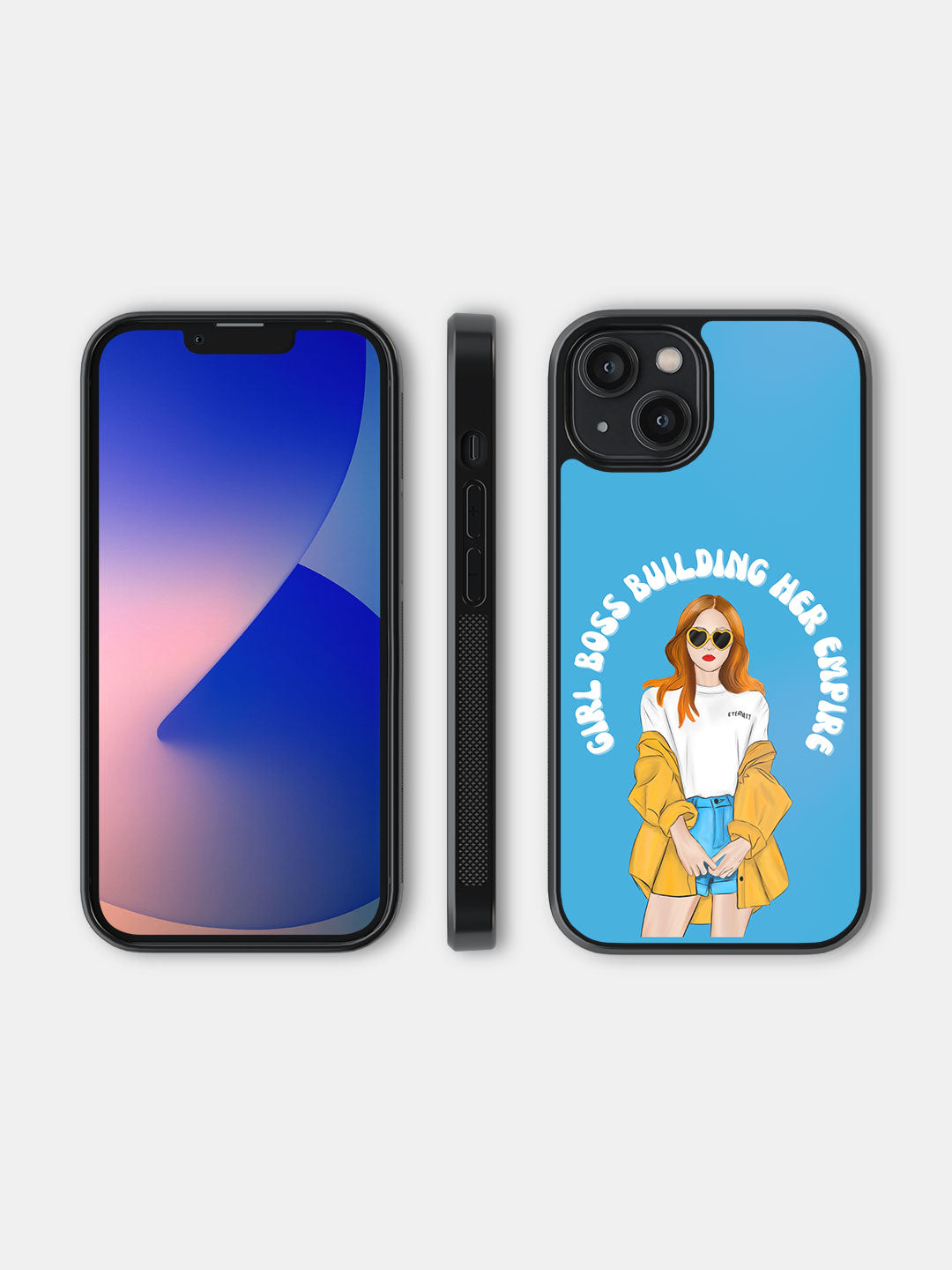 Girl Boss Building Empire - iPhone 14 Bumper Cover