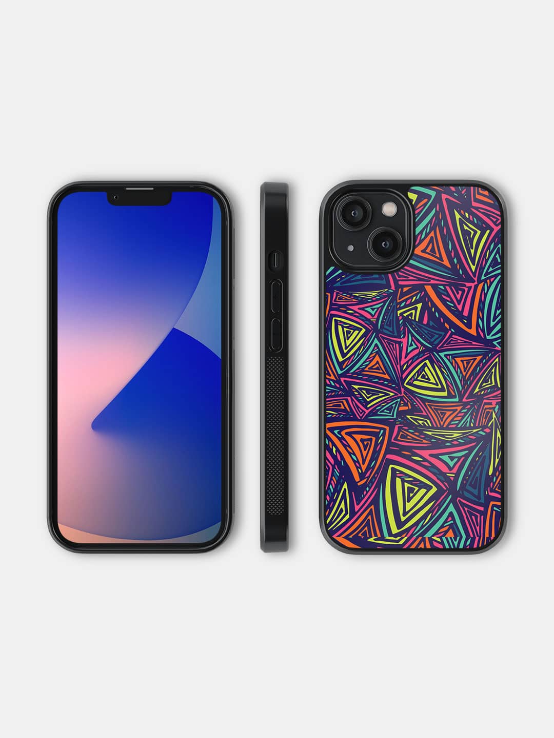 Neon Angles - iPhone 14 Cover