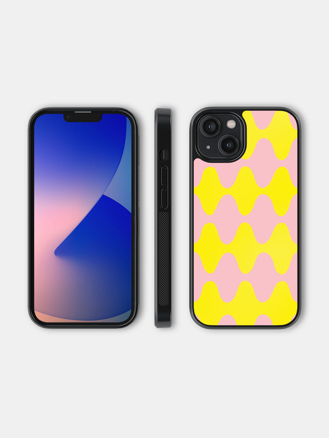 Wavy Wonder Yellow - iPhone 14 Bumper Cover