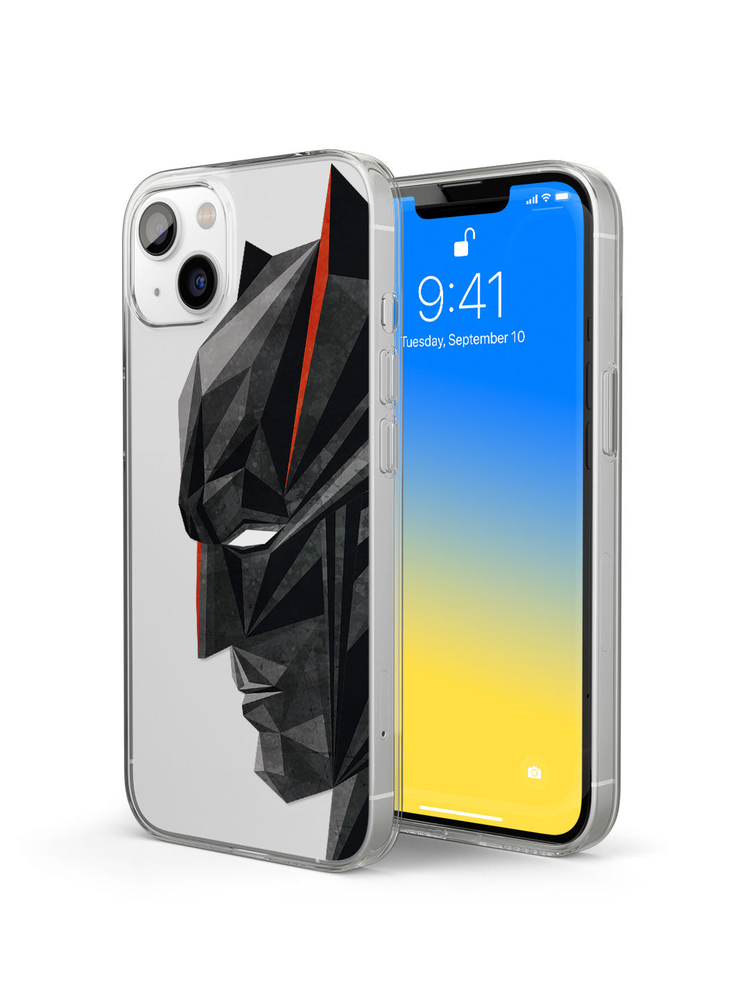 Batman Geometric - iPhone 14 Clear Cover