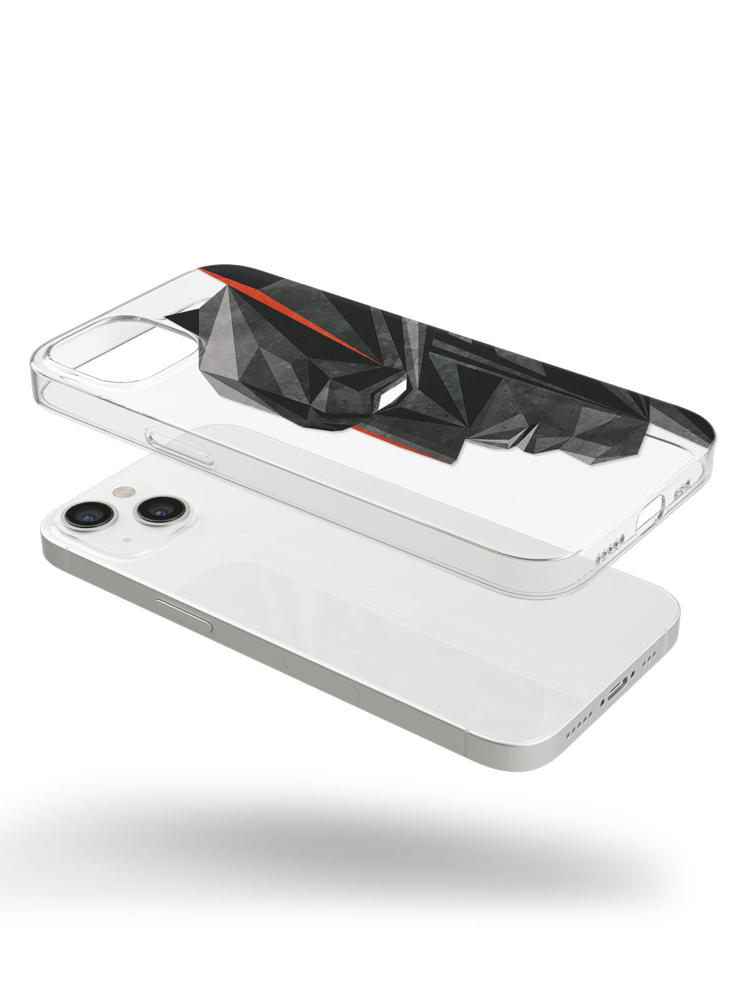 Batman Geometric - iPhone 14 Clear Cover