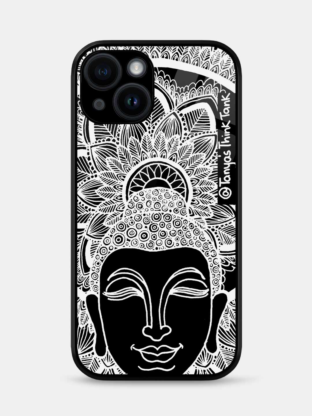 Buddha White - iPhone 14 Glass Cover