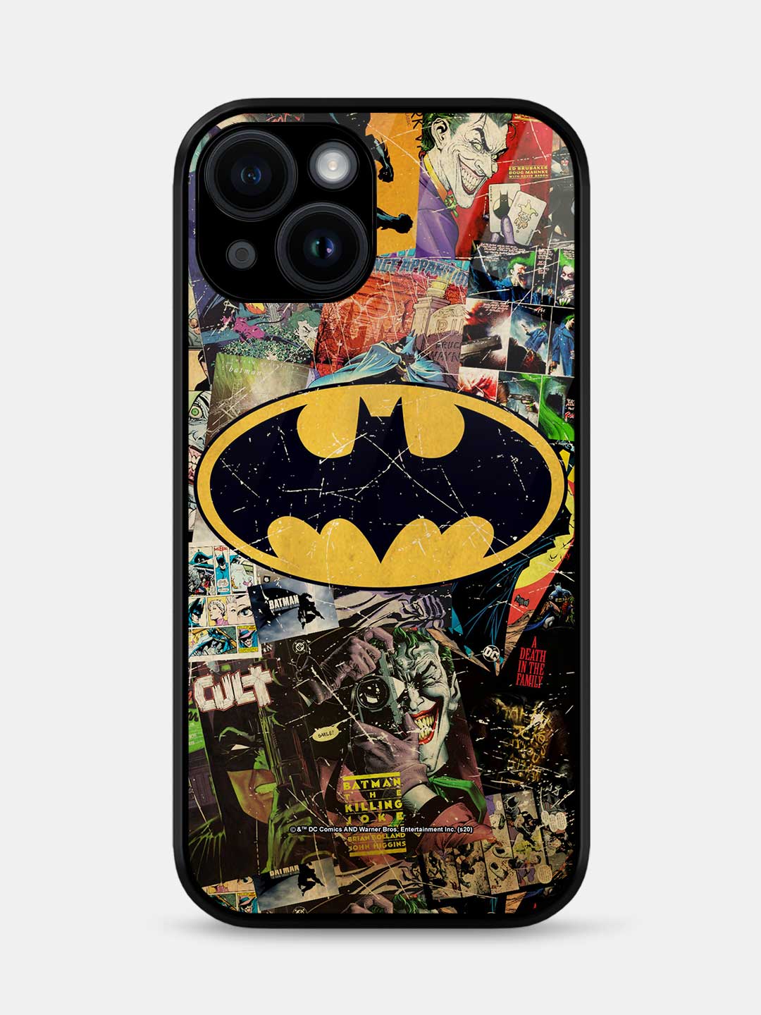 Comic Bat - iPhone 14 Glass Cover