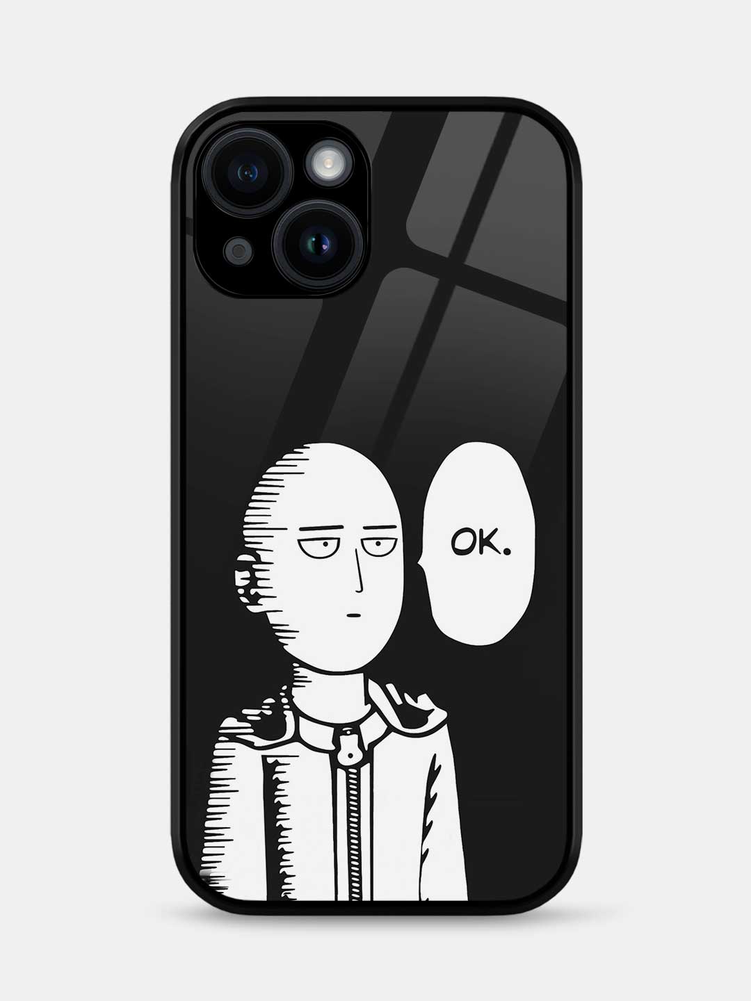 Saitama not Impressed - iPhone 14 Glass Cover
