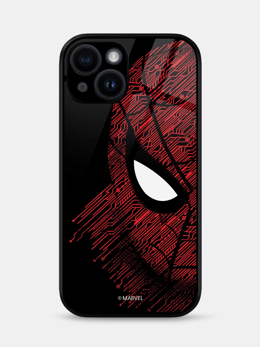 Sketch Out Spider Man - iPhone 14 Glass Cover
