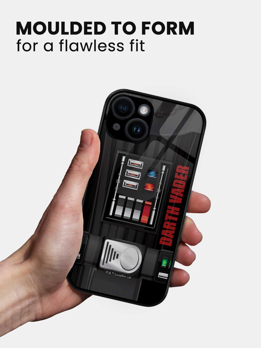 Attire Vader - iPhone 15 Glass Cover