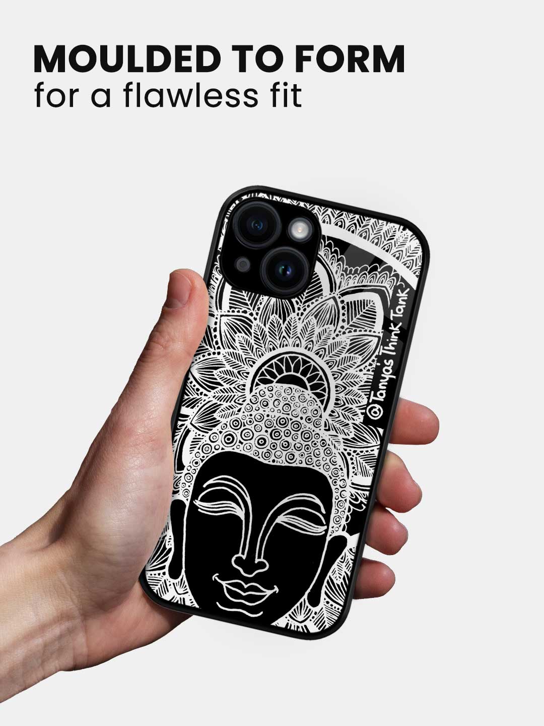 Buddha White - iPhone 14 Glass Cover