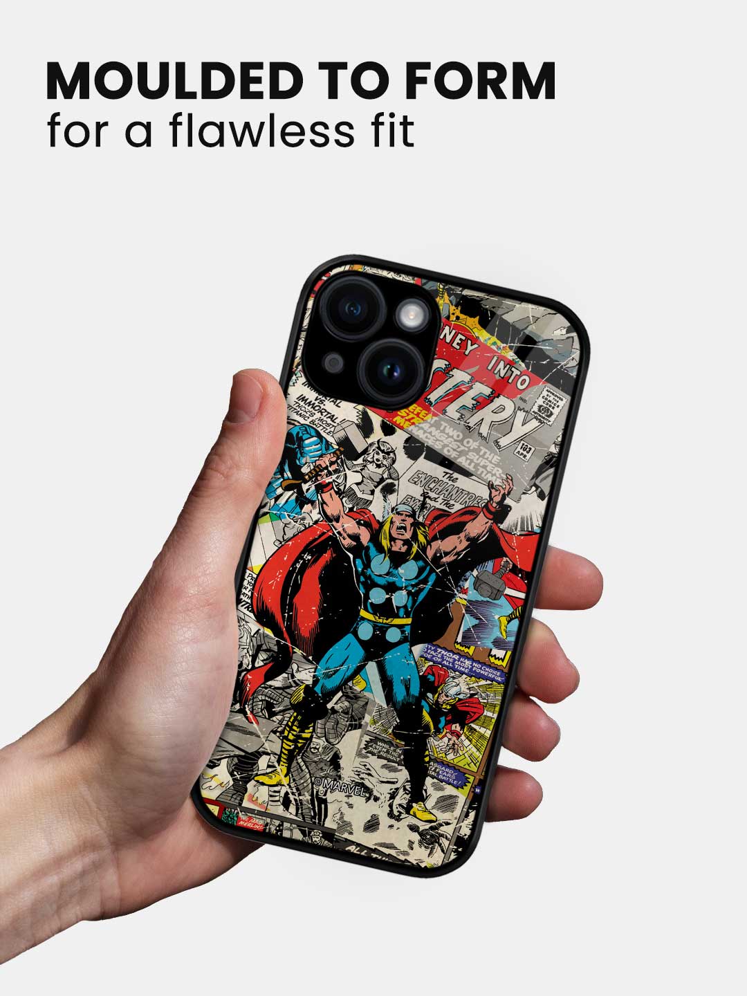 Comic Thor - iPhone 14 Glass Cover