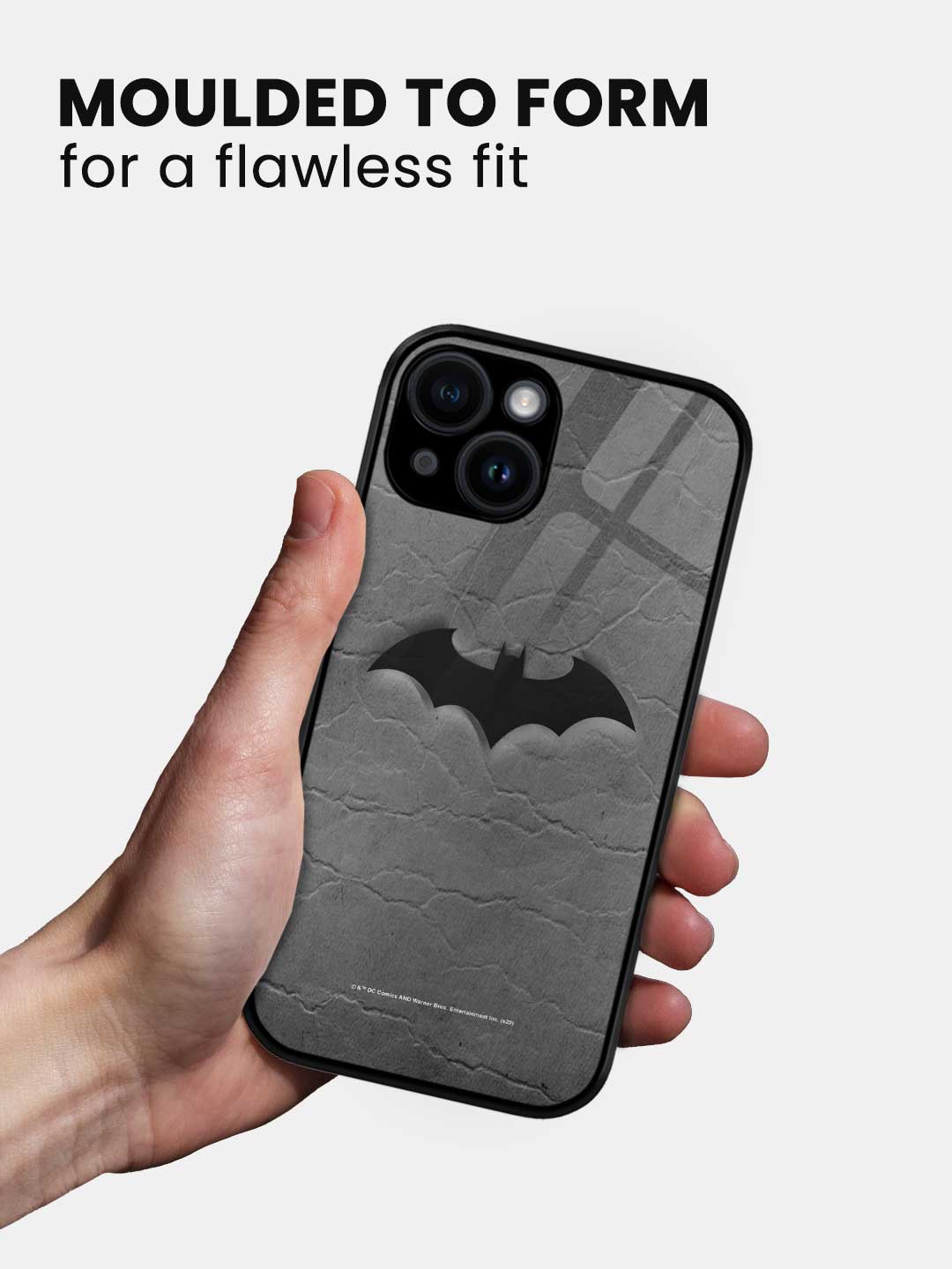 Fade Out Batman - iPhone 14 Glass Cover