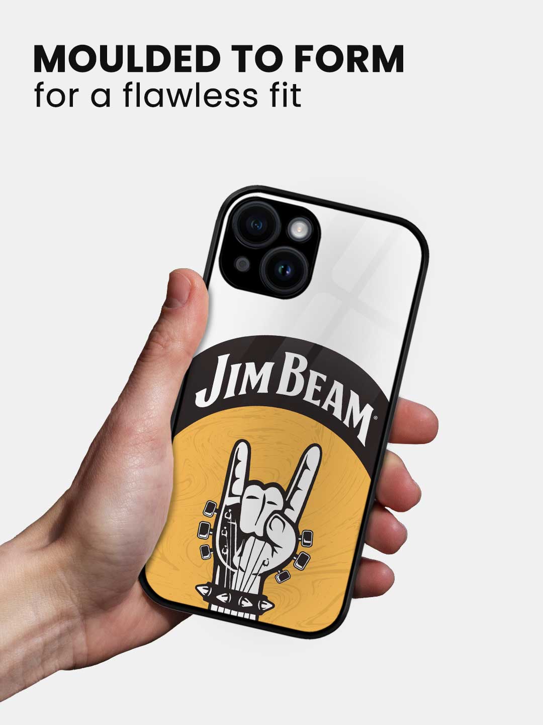 Jim Beam Rock Swag White - iPhone 14 Glass Cover