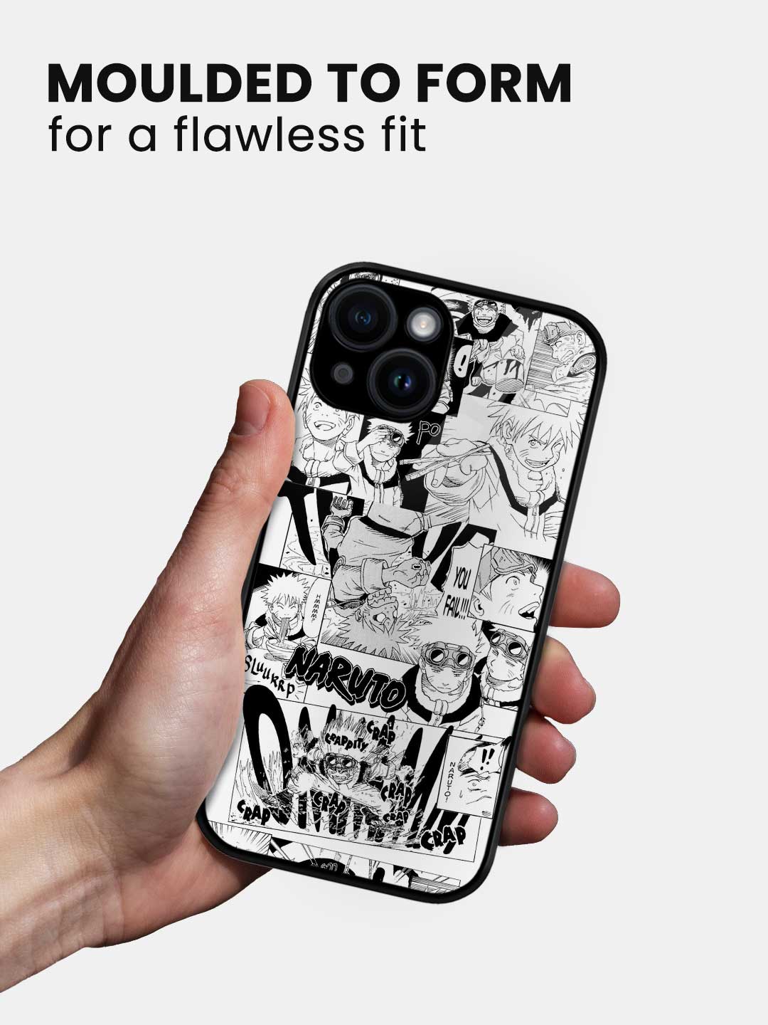 Naruto Collage - iPhone 15 Glass Cover