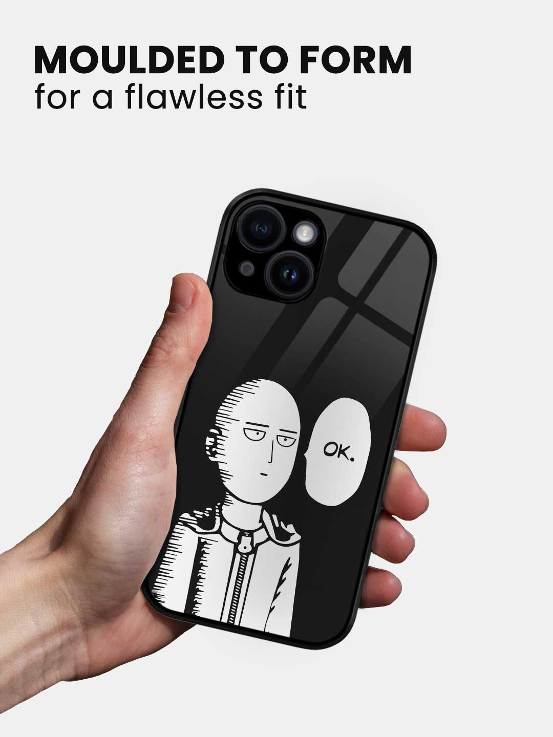 Saitama not Impressed - iPhone 14 Glass Cover