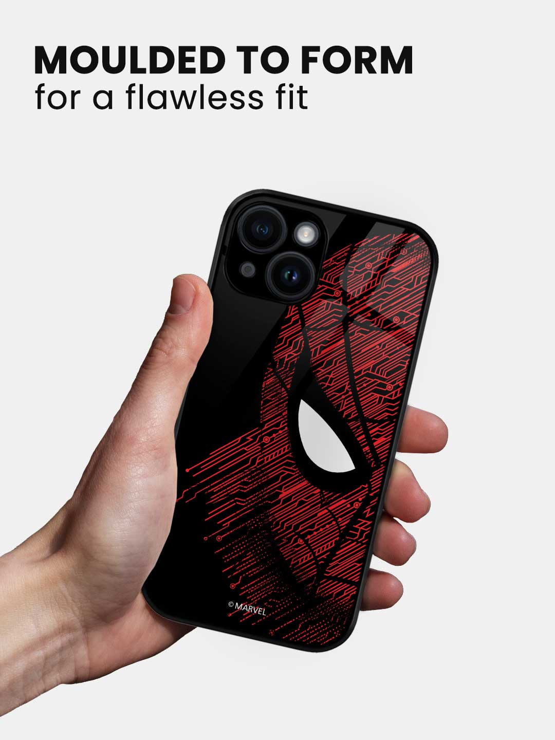 Sketch Out Spider Man - iPhone 14 Glass Cover