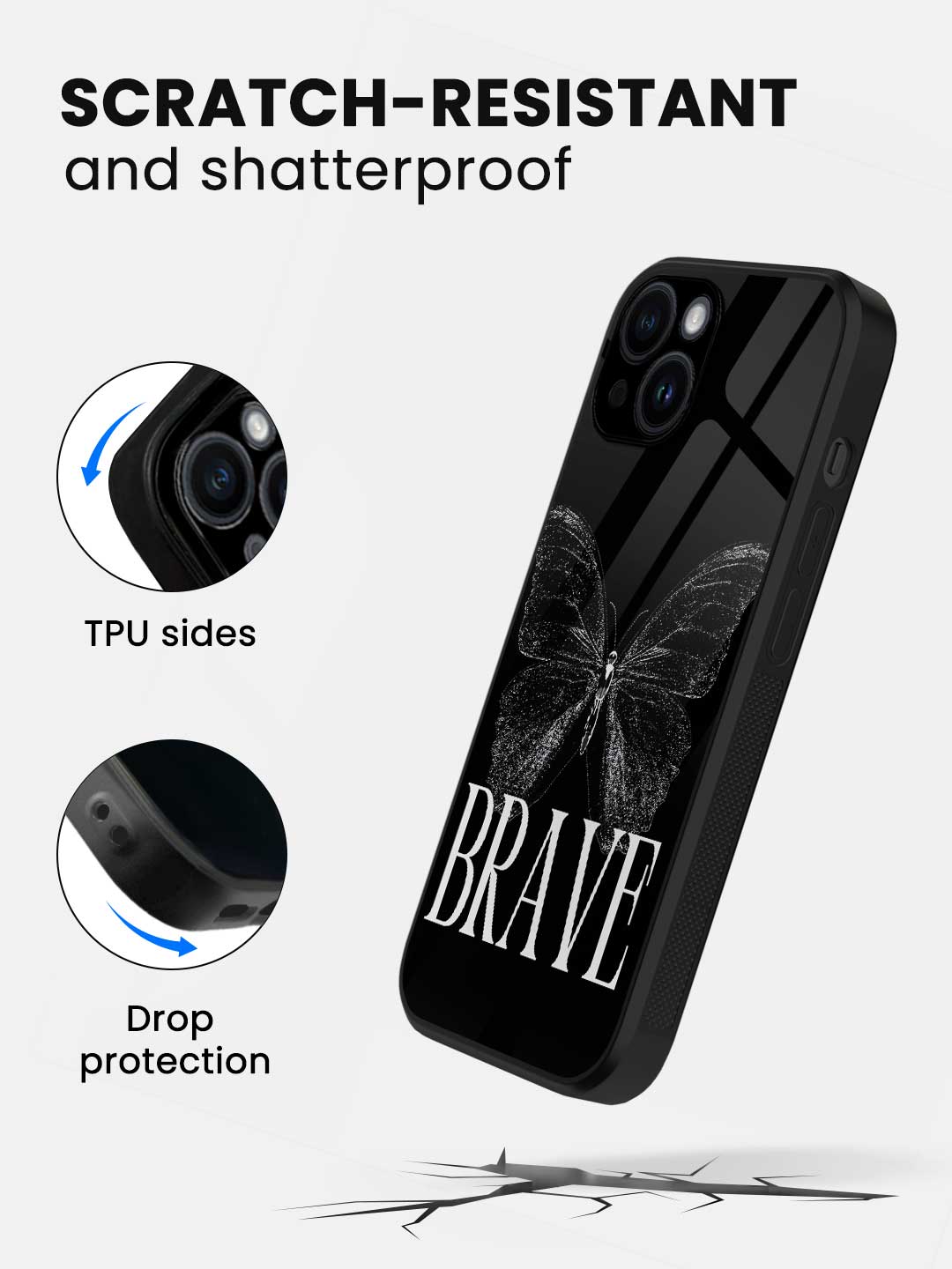 Brave - iPhone 14 Glass Cover