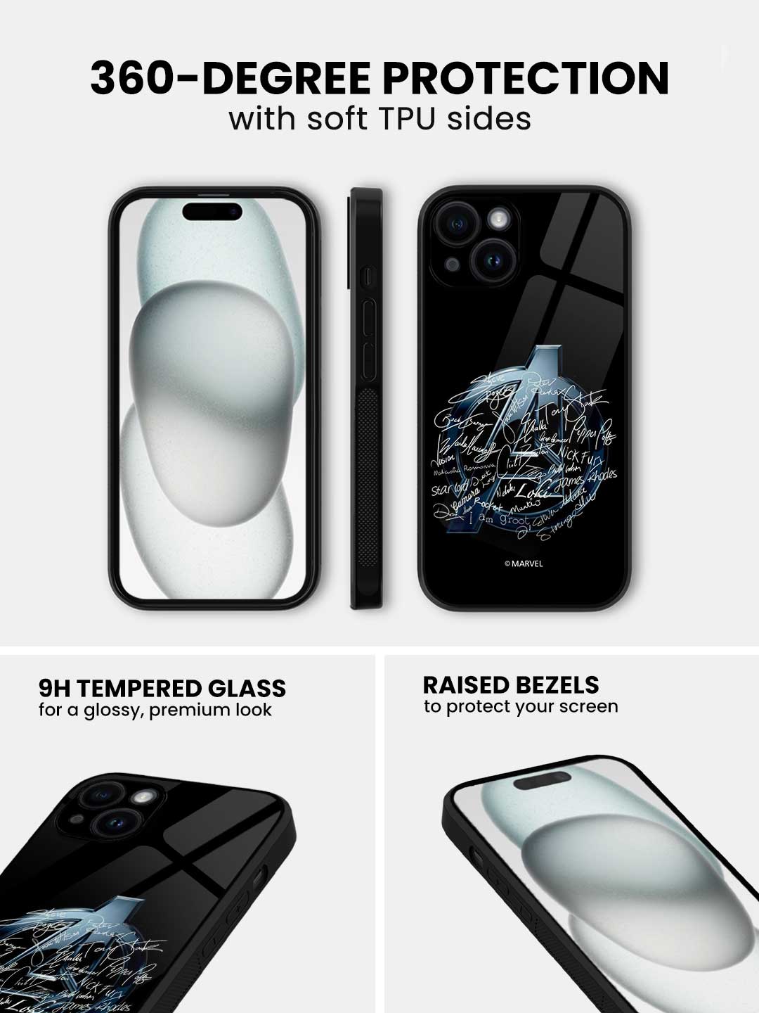 Avengers Nostalgia - iPhone 14 Glass Cover