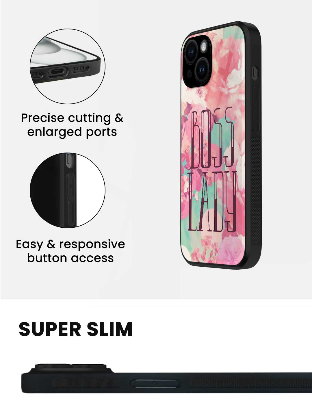 Boss Lady - iPhone 14 Glass Cover