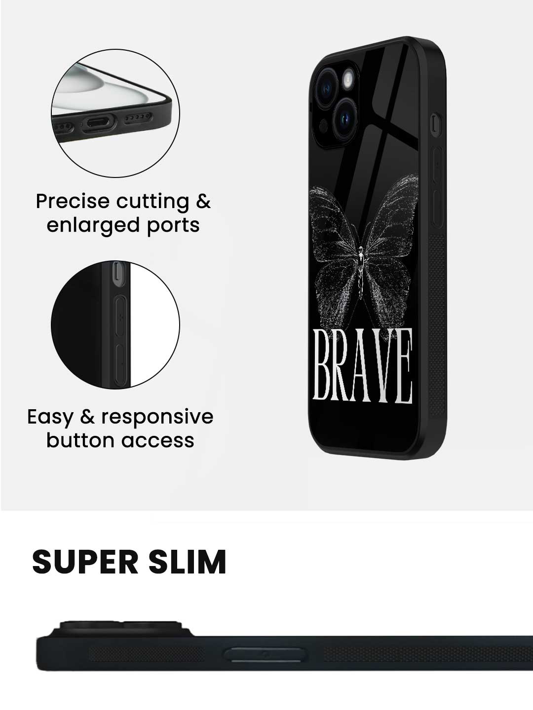 Brave - iPhone 14 Glass Cover