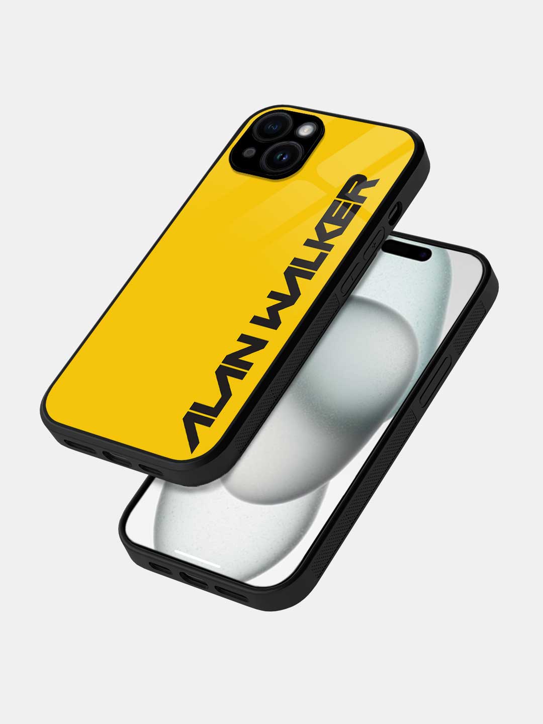 Alan Walker Yellow Logo - iPhone 14 Glass Cover
