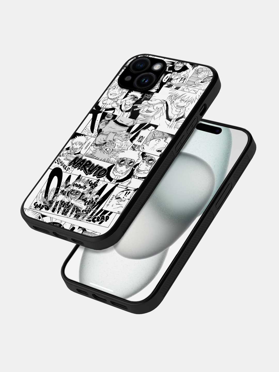 Naruto Collage - iPhone 15 Glass Cover