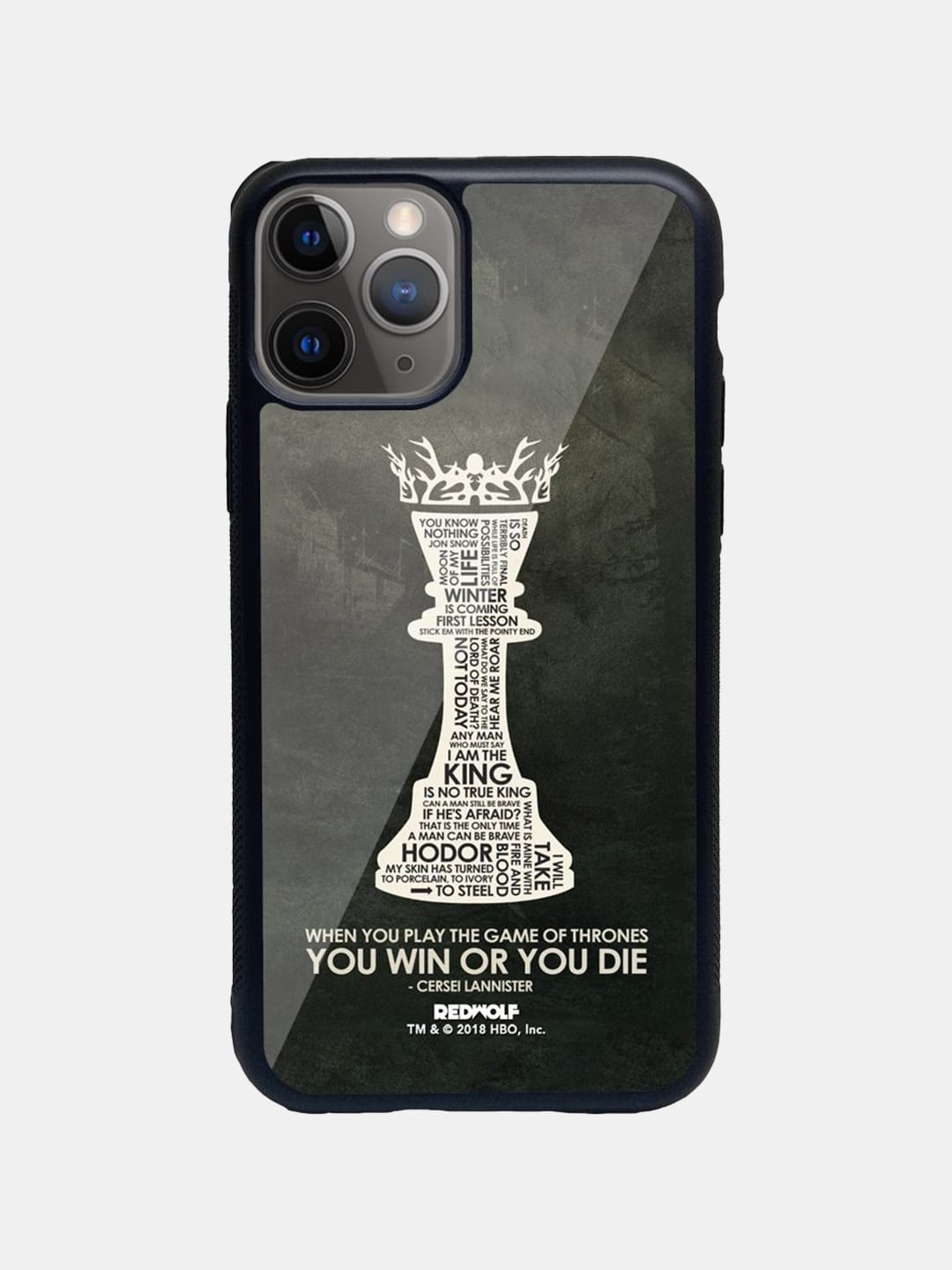 Win Or Die - iPhone 11 Pro Glass Cover