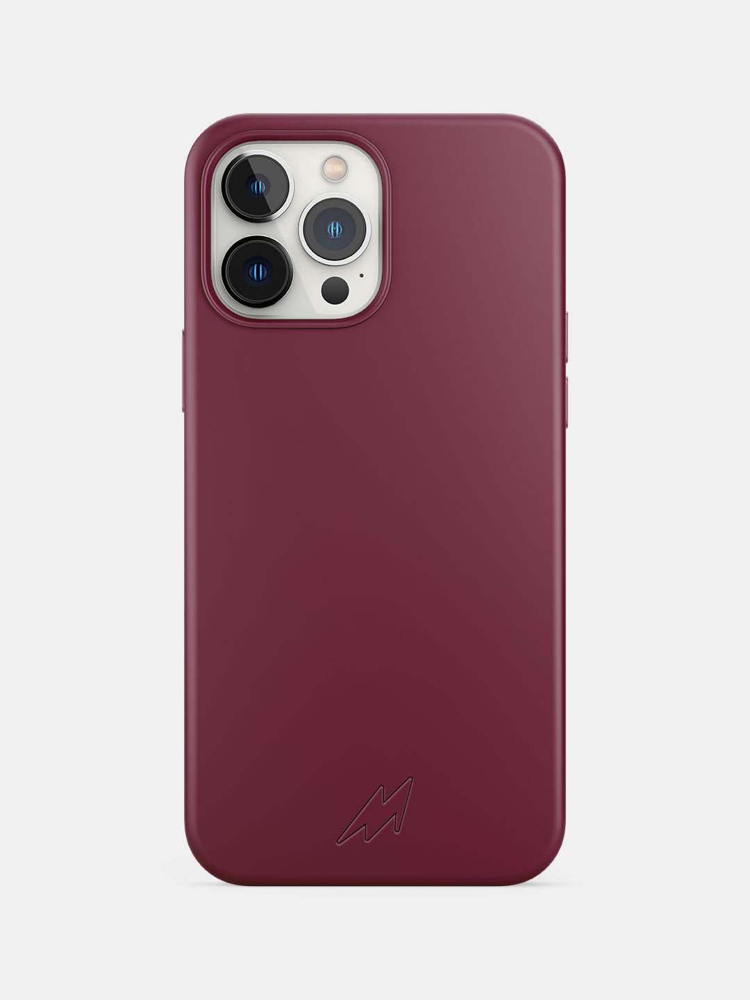 Basics - iPhone 12 Pro Max Cover Magsafe Silicone Burgandy