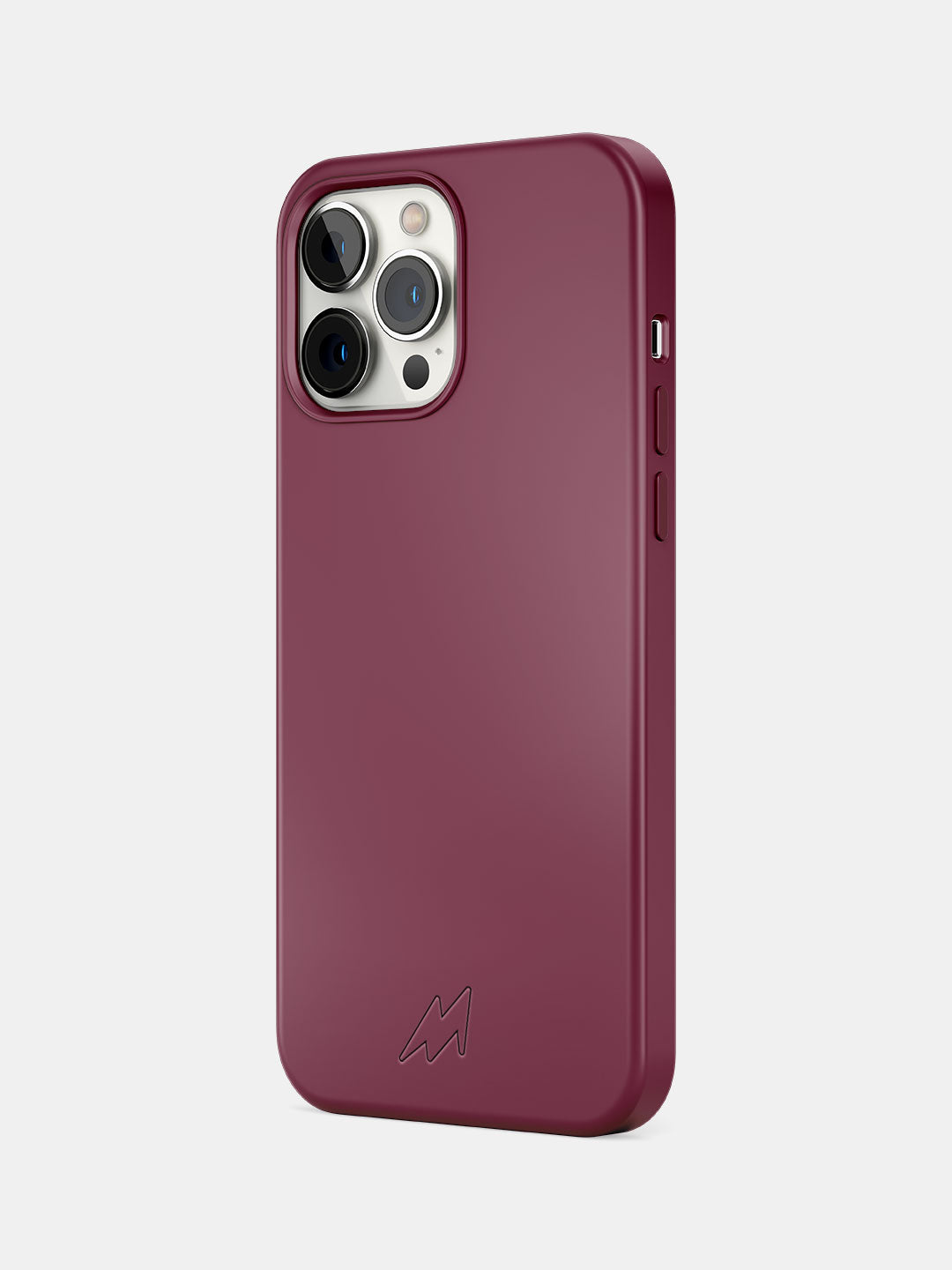 Basics - iPhone 12 Pro Max Cover Magsafe Silicone Burgandy