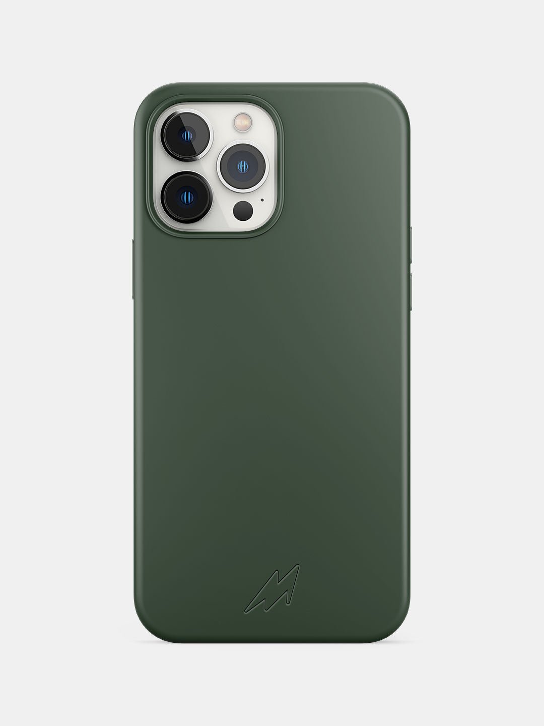 Basics - iPhone 12 Pro Max Cover Magsafe Silicone Olive Green