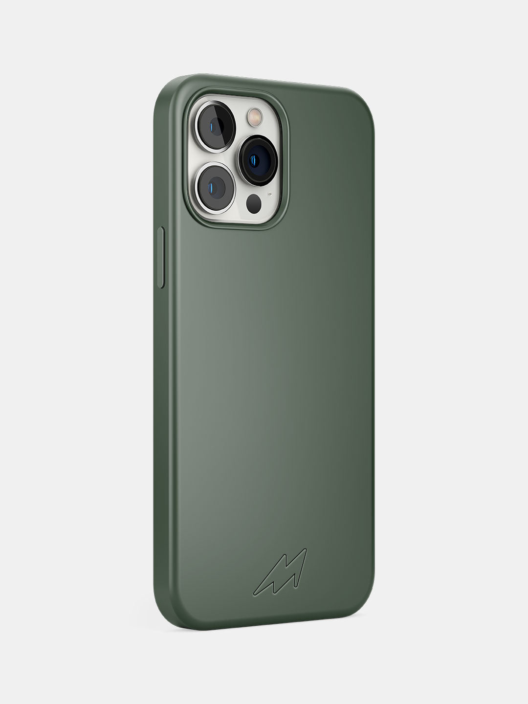 Basics - iPhone 12 Pro Max Cover Magsafe Silicone Olive Green